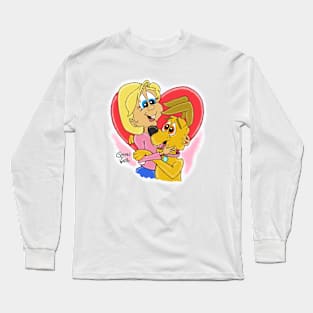 Love my Dog "Fritts Cartoon" Long Sleeve T-Shirt